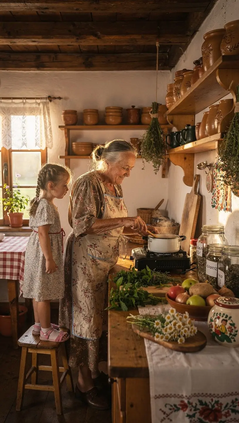 Teplá šálka čaju obklopená kamienkami a prírodnými dekoráciami.